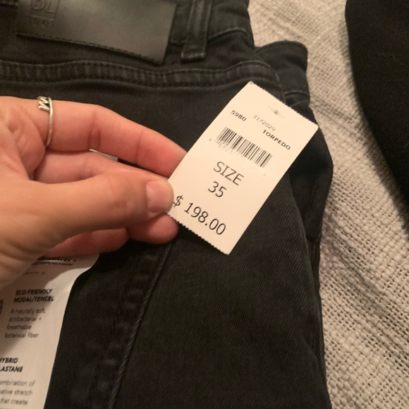 Hunter DL1961 black skinny denim pants - Picture 6 of 7